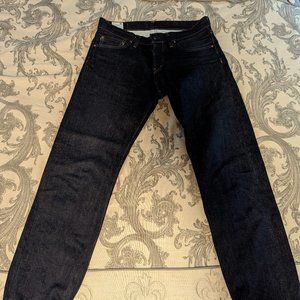 Men's Jeans Drop Ibara Slim Japanese Raw Denim 31